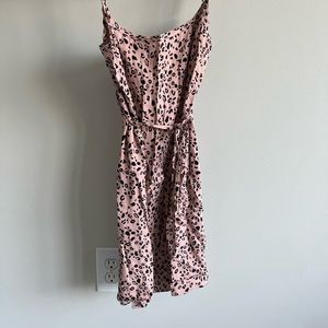 Reformation Pink Animal Print Mini Dress, Size Small; Only Worn Once for Bach!